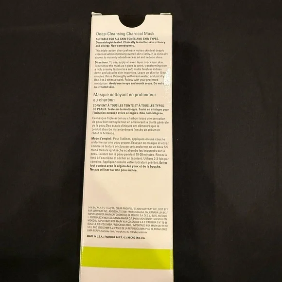 Mary Kay Clearproof Deep Cleansing Charcoal Mask - New in Box - Picture 3 of 5